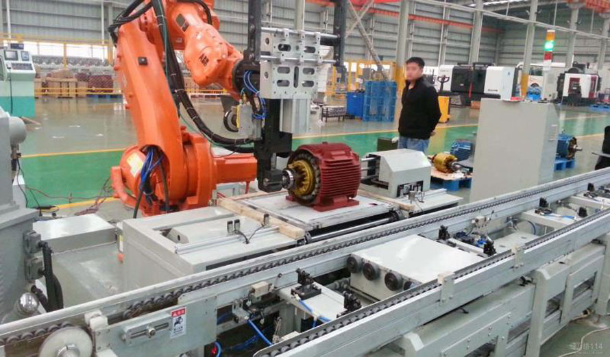 電機組裝壓合生產線